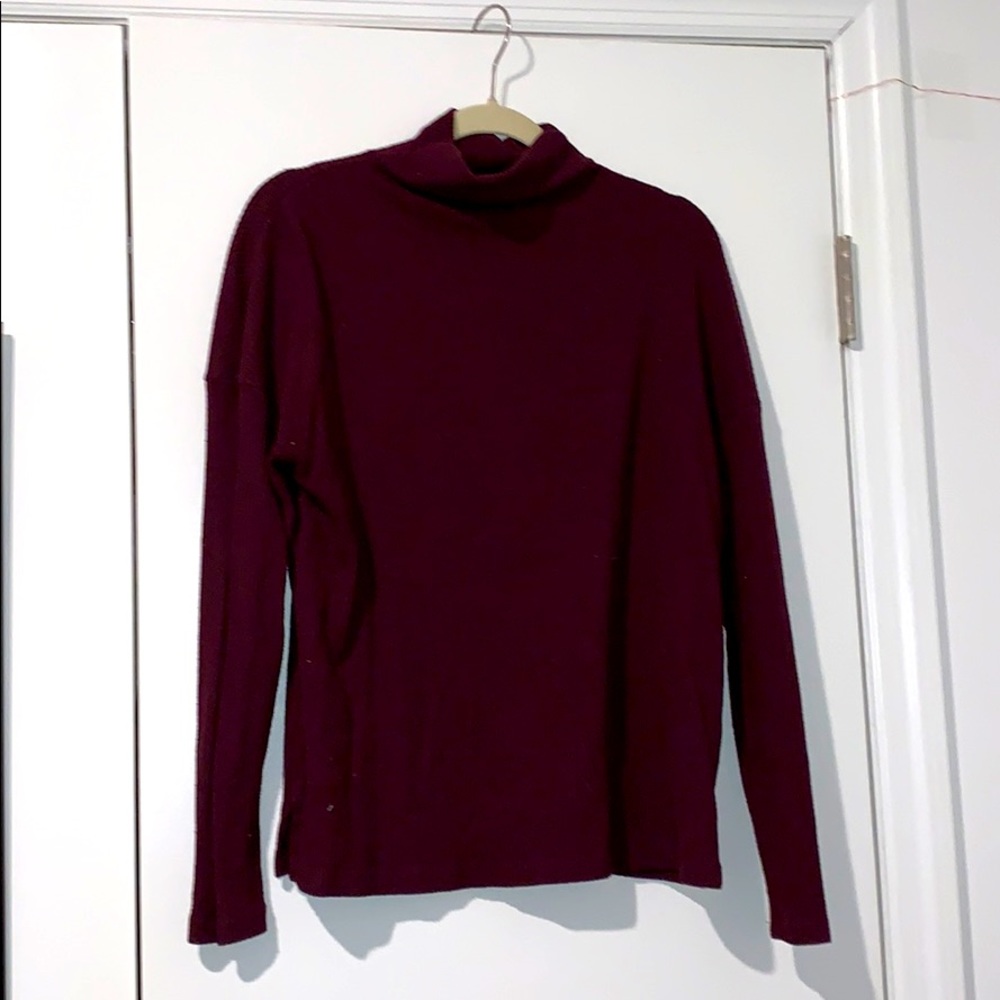 Maroon Turtleneck